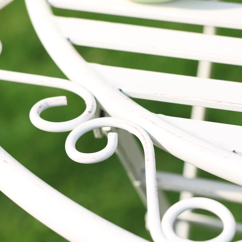 Antique Cream Bistro Set