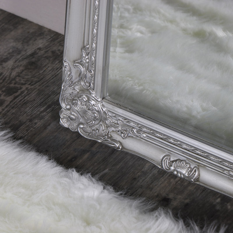 Tall Silver Wall / Leaner Mirror - 47cm x 142cm