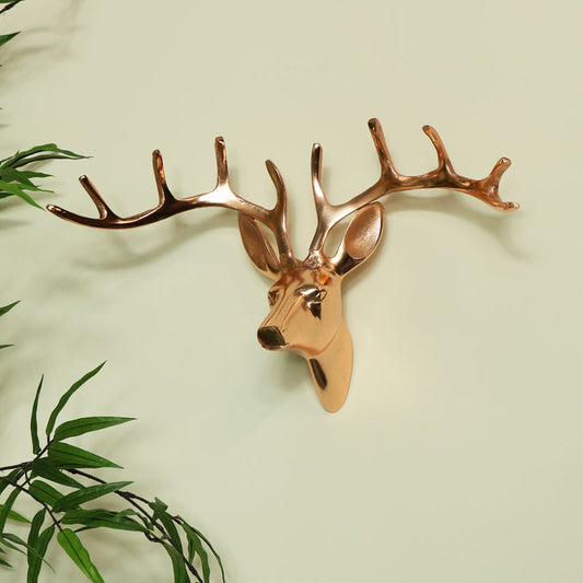  Wall Mounted Copper Stag Head 