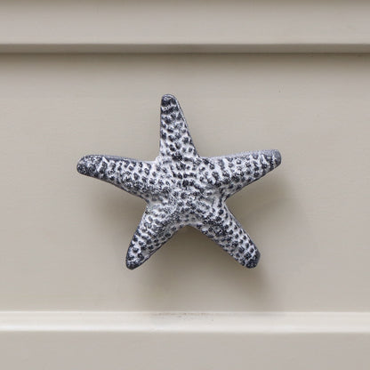 White Starfish Drawer Knob