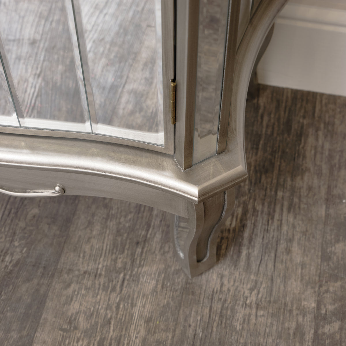 Small Mirrored Storage Sideboard - Tiffany Range