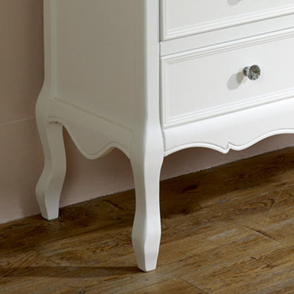 White Dressing Table, Mirror & Stool Set - Victoria Range