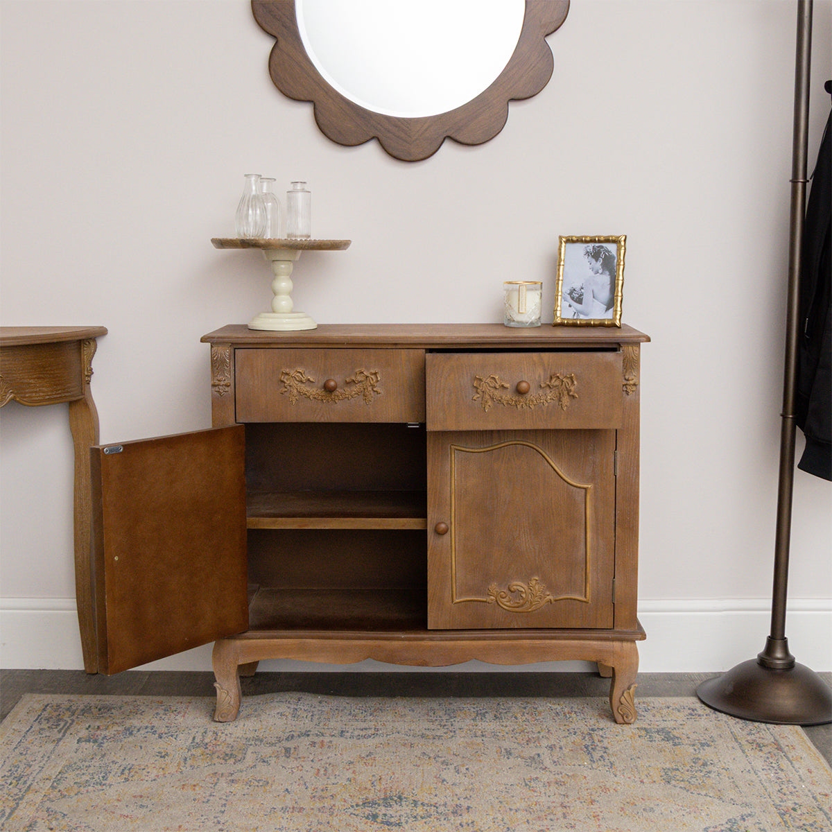 Large Wooden Sideboard Cupboard - Pays Du Bois Range