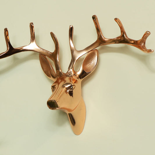  Wall Mounted Copper Stag Head 