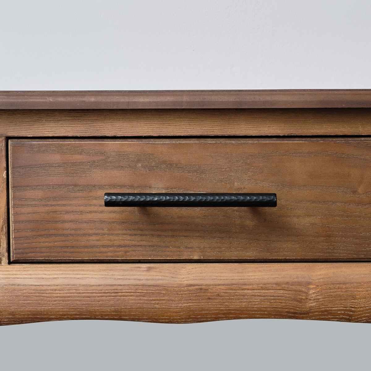 Matte Black Metal Hammered Bar Pull Drawer Handle 16cm