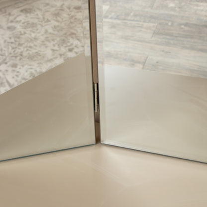 Arched Gold Vintage Triple Dressing Table Mirror - Liana Range