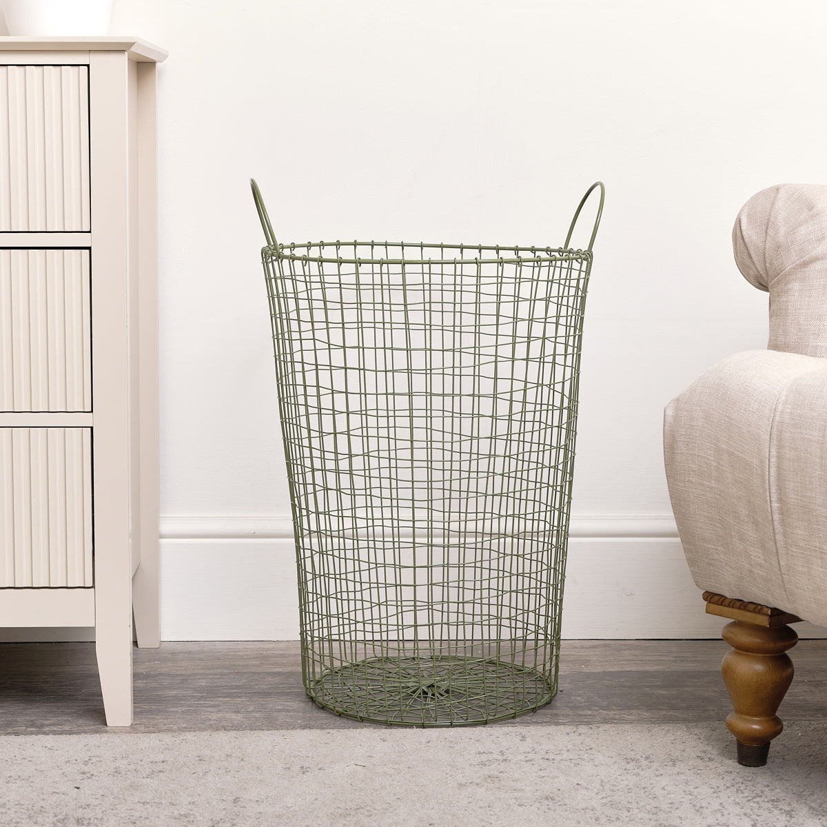 Metal laundry baskets discount
