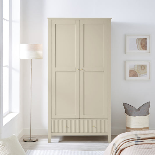  Double Wardrobe - Hales Taupe Range 