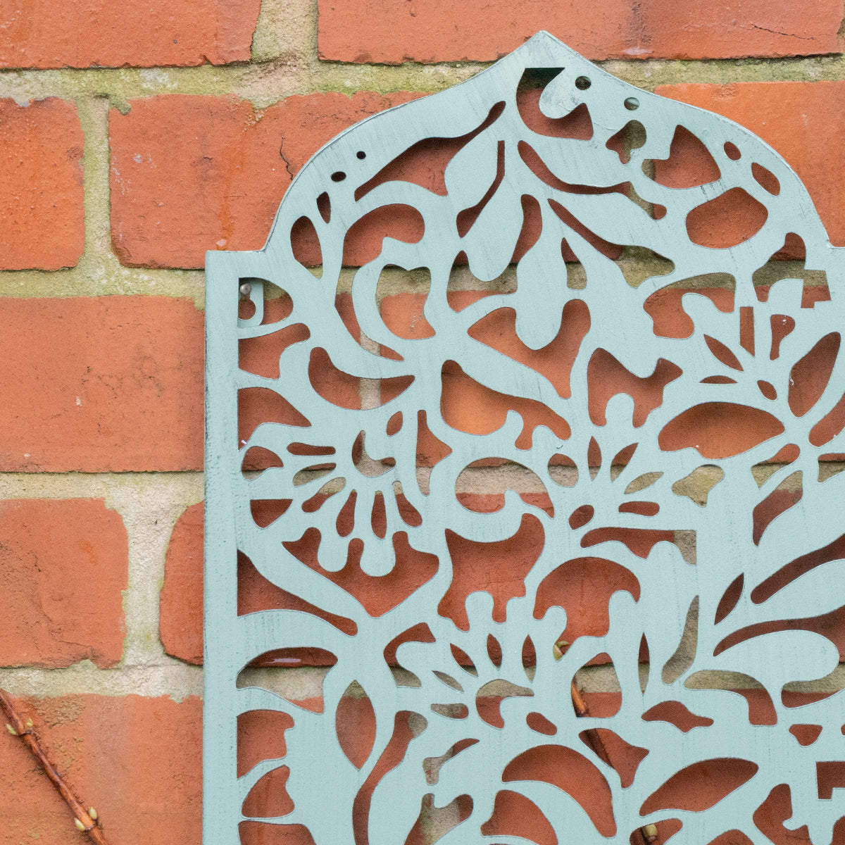 Sage Green Garden Wall Art Plaque - 30cm x 81cm