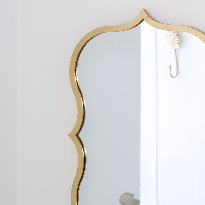 Decorative Gold Wall Mirror 41cm x 60cm