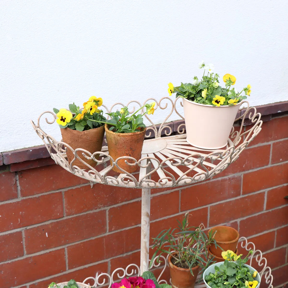 Textured Stone Effect Plant Stand 100cm