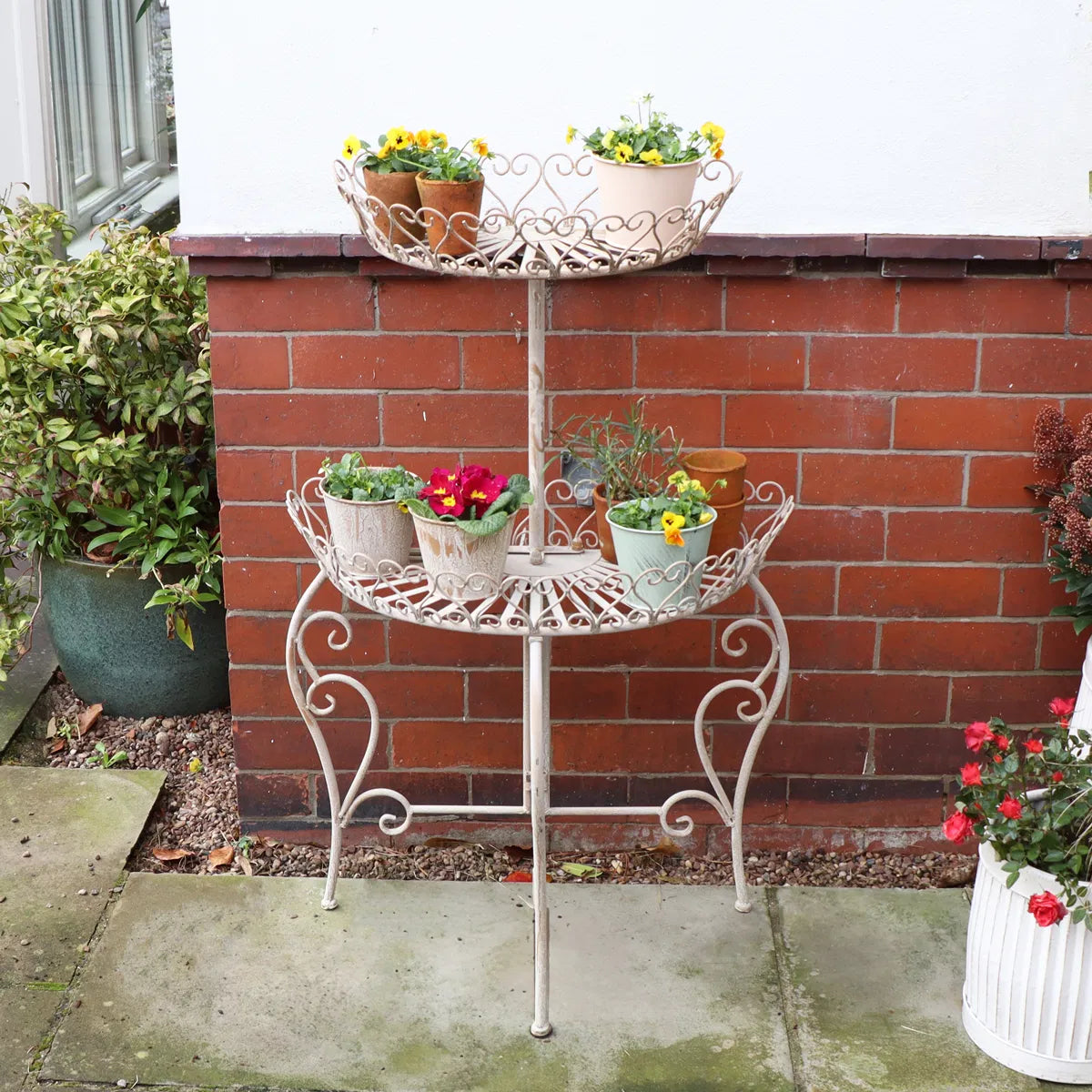 Textured Stone Effect Plant Stand 100cm