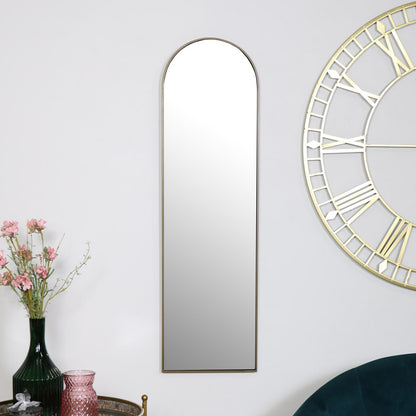 Gold Arch Wall Mirror