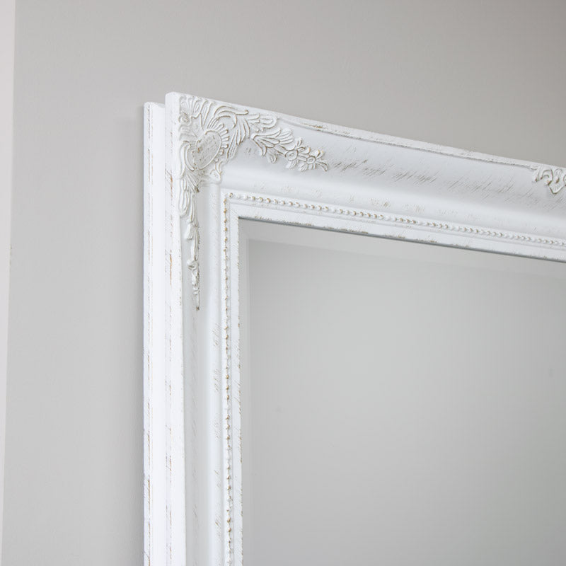 Extra, Extra Large Ornate White Wall / Floor / Leaner Full Length Mirror 100cm x 200cm