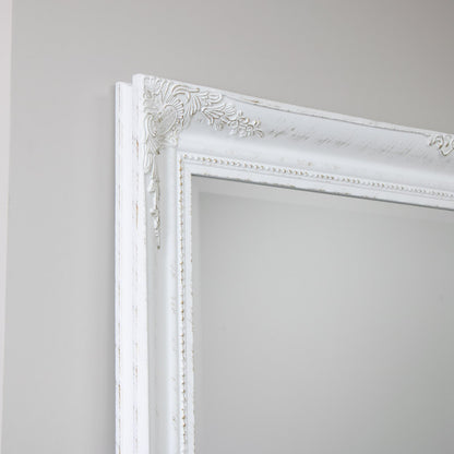 Extra, Extra Large Ornate White Wall / Floor / Leaner Full Length Mirror 100cm x 200cm